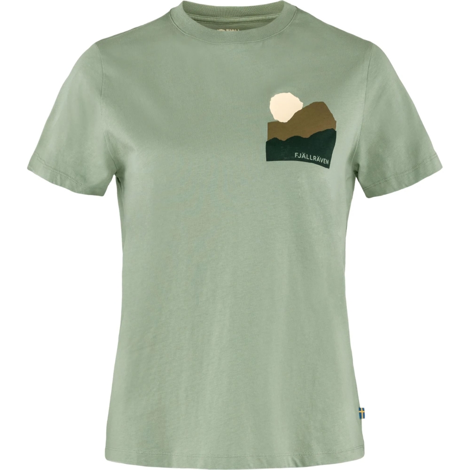 Nature T-Shirt W Fjällräven Canada Sage Green