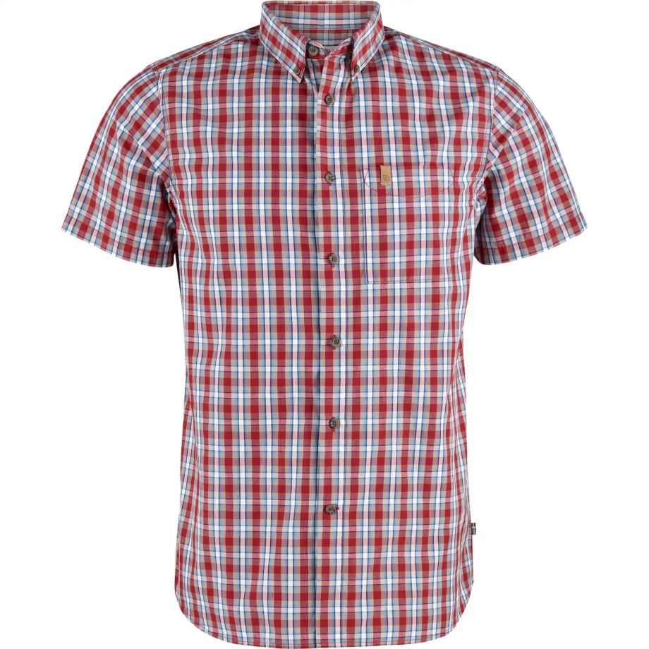 Fjällräven Canada Deep Red Övik Shirt Ss M