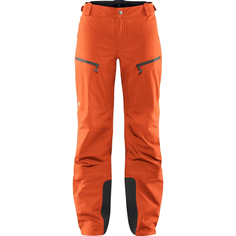 Fjällräven Canada Hokkaido Orange Bergtagen Eco-Shell Trousers W