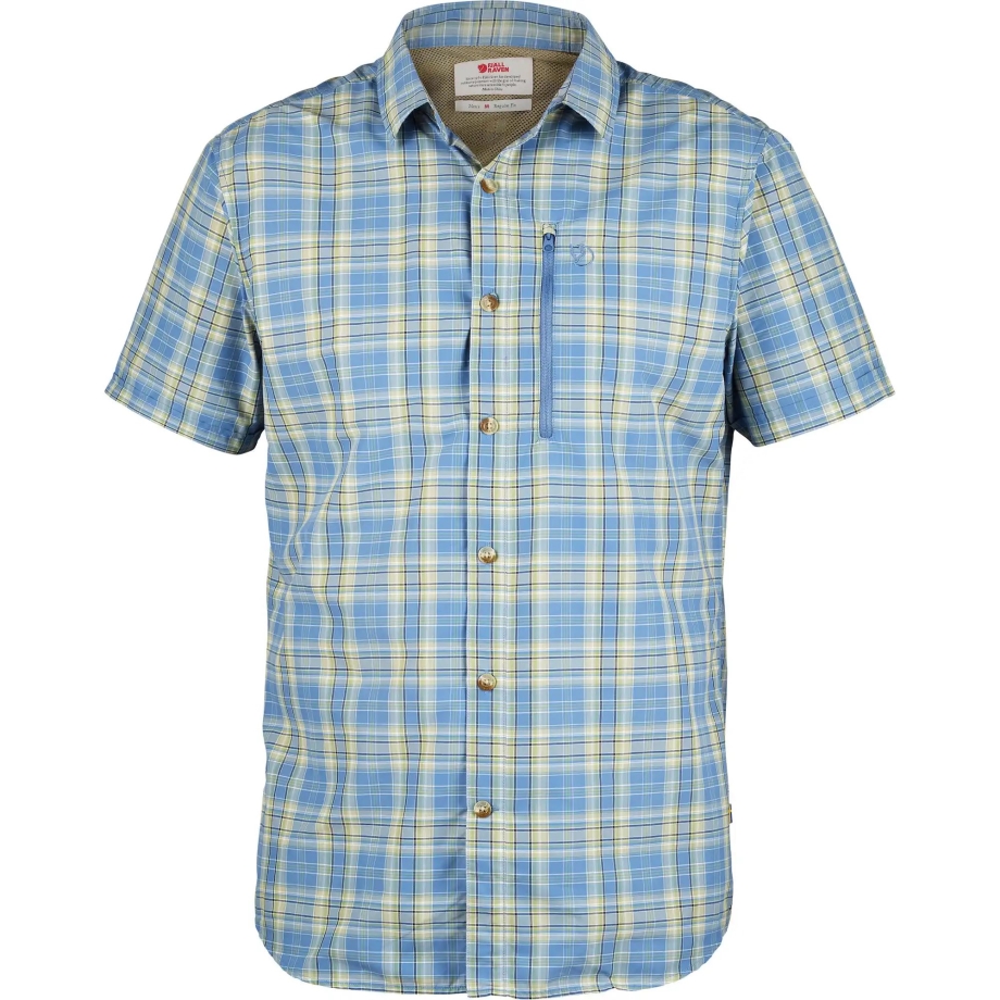 Abisko Hike Shirt Ss M Blue Ridge Fjällräven Canada