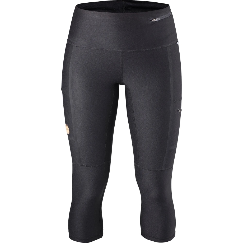 Fjällräven Canada Abisko Trekking Tights 3/4 W Black