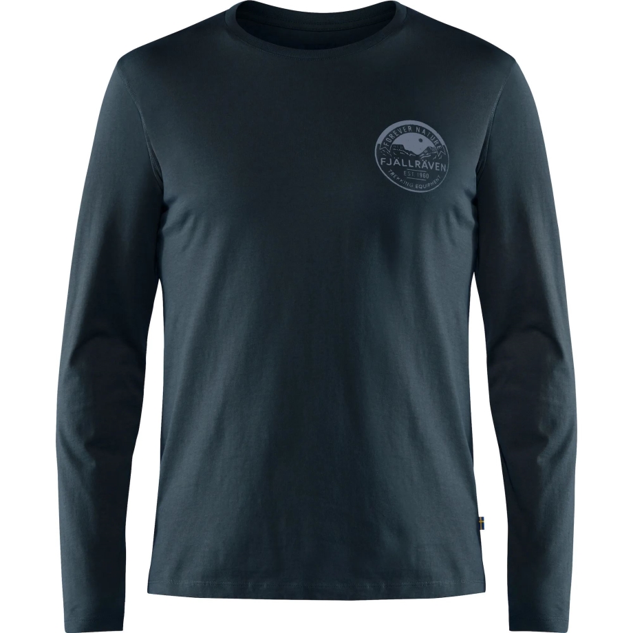 Dark Navy Forever Nature Badge Ls M Fjällräven Canada