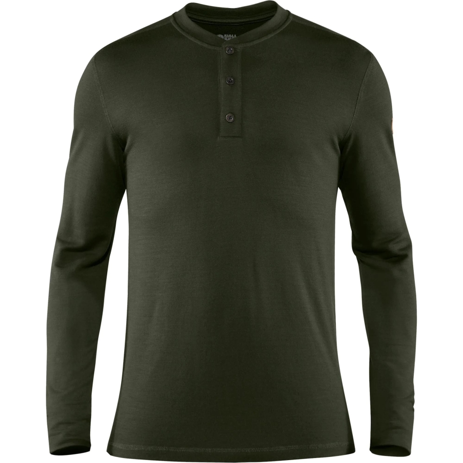 Fashion Fjällräven Canada Deep Forest Singi Merino Henley M