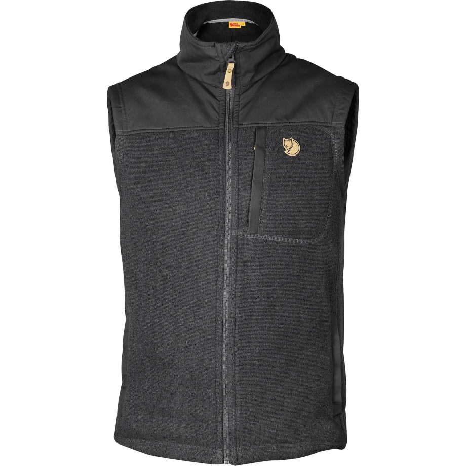 Graphite Buck Fleece Vest M Fashion Fjällräven Canada
