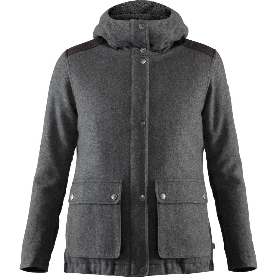 Greenland Re-Wool Jacket W Fjällräven Canada Grey