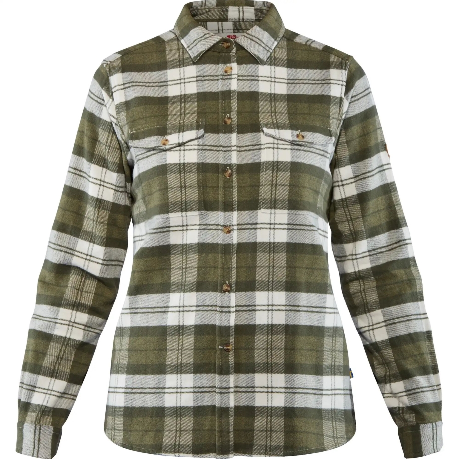 Fjällräven Canada Green Övik Heavy Flannel Shirt W