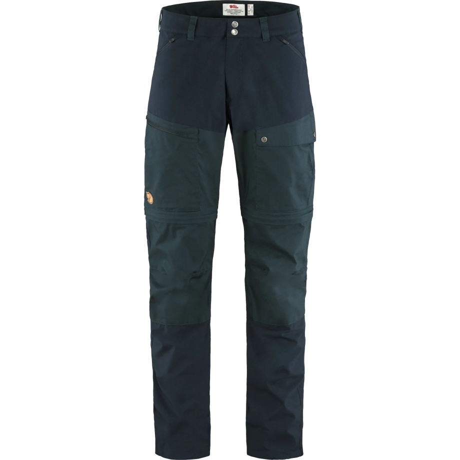 Dark Navy Fjällräven Canada Abisko Midsummer Zip Off Trousers M Long