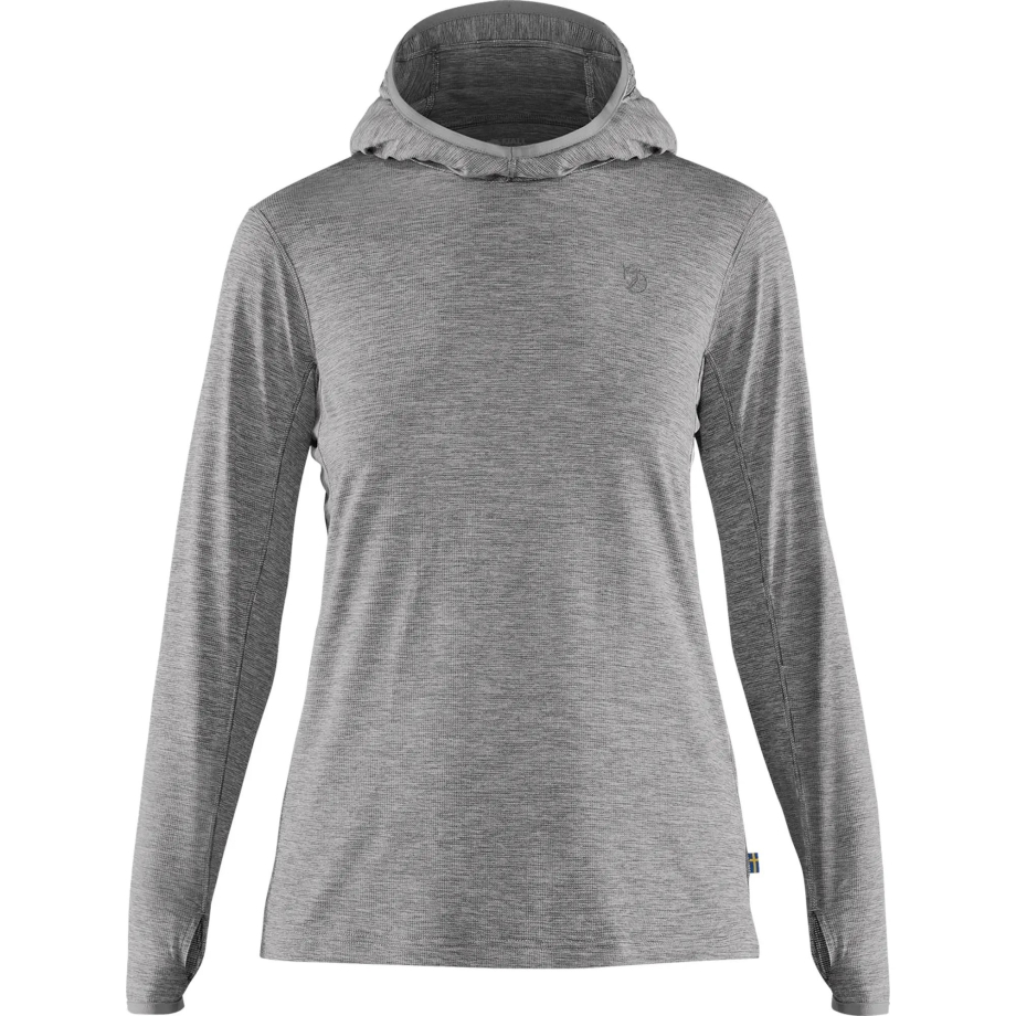 Abisko Sun-Hoodie W Fjällräven Canada Shark Grey