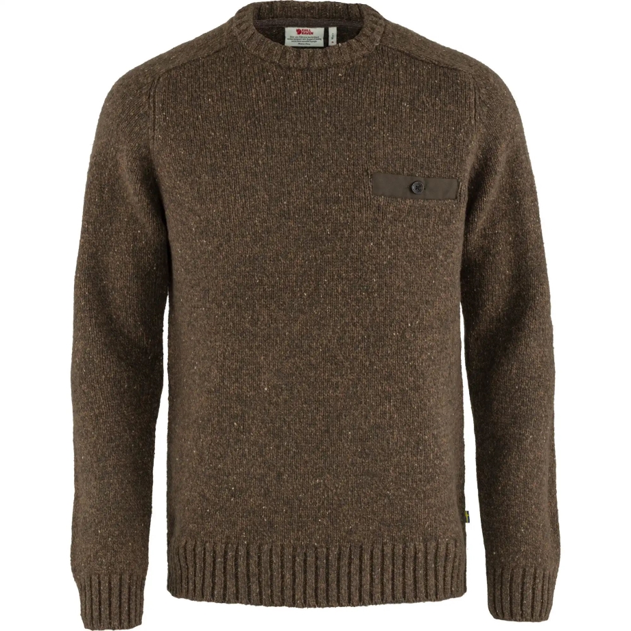 Bogwood Brown Lada Round-Neck Sweater M Fjällräven Canada