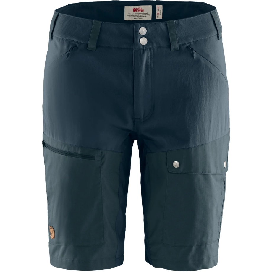 Dark Navy Fjällräven Canada Abisko Midsummer Shorts W