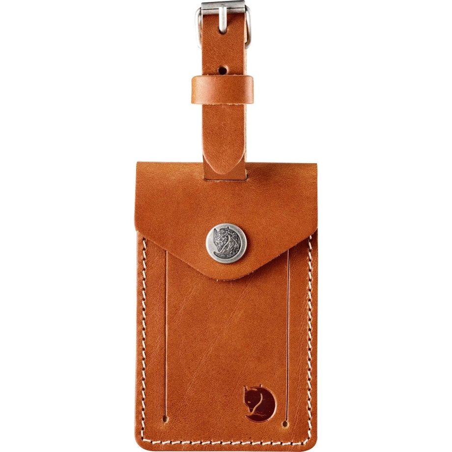 Fjällräven Canada Leather Cognac Leather Luggage Tag