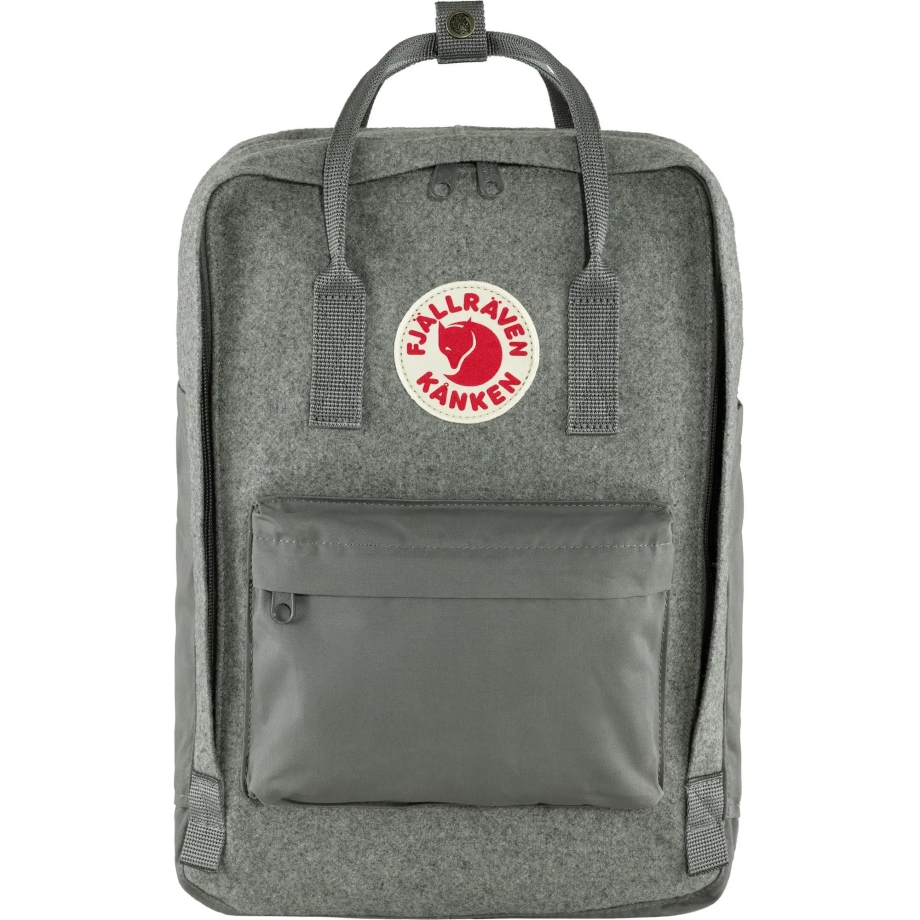 Granite Grey Fjällräven Canada Kånken Re-Wool Laptop 15