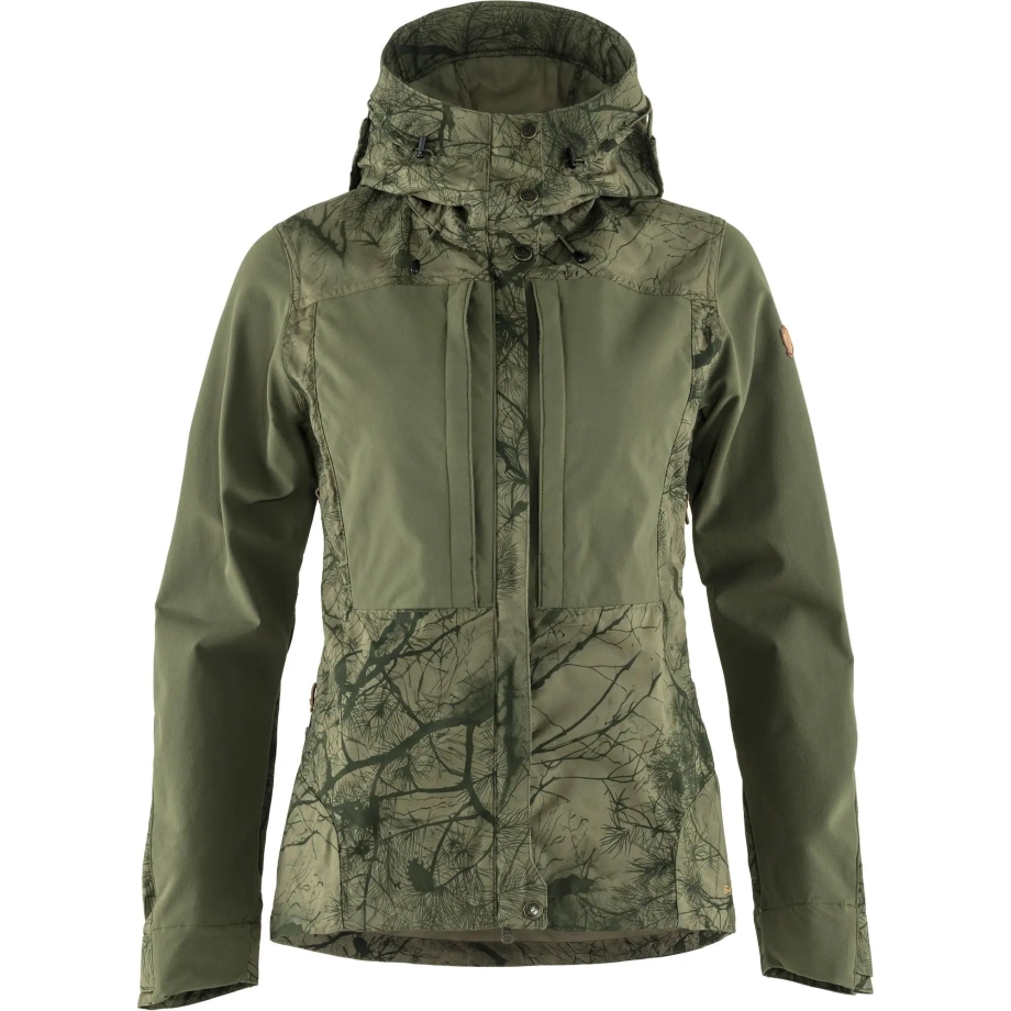 Keb Jacket W Fjällräven Canada Green Camo-Laurel Green