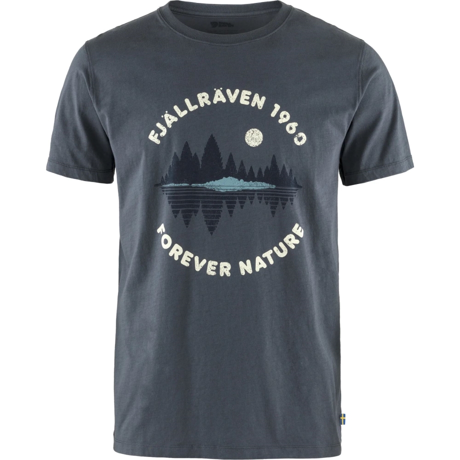 Forest Mirror T-Shirt M Fjällräven Canada Navy