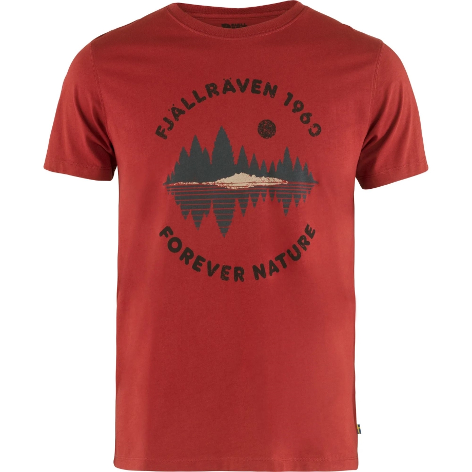 Forest Mirror T-Shirt M Deep Red Fjällräven Canada
