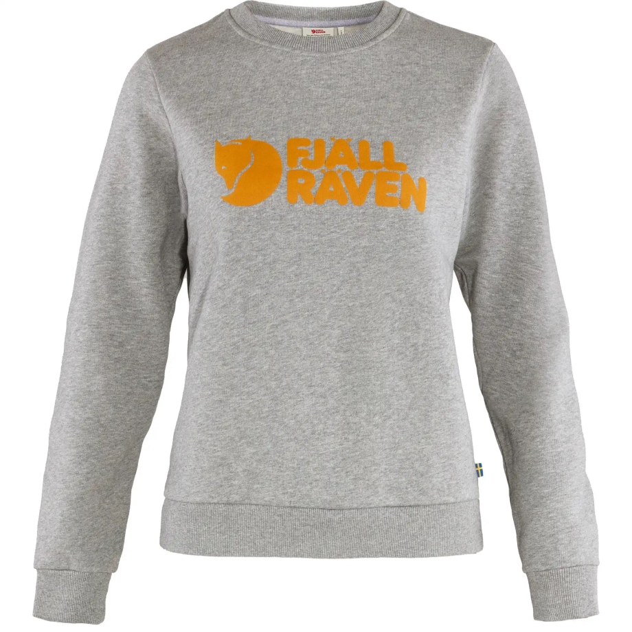 Fjällräven Canada Grey-Melange Logo Sweater W