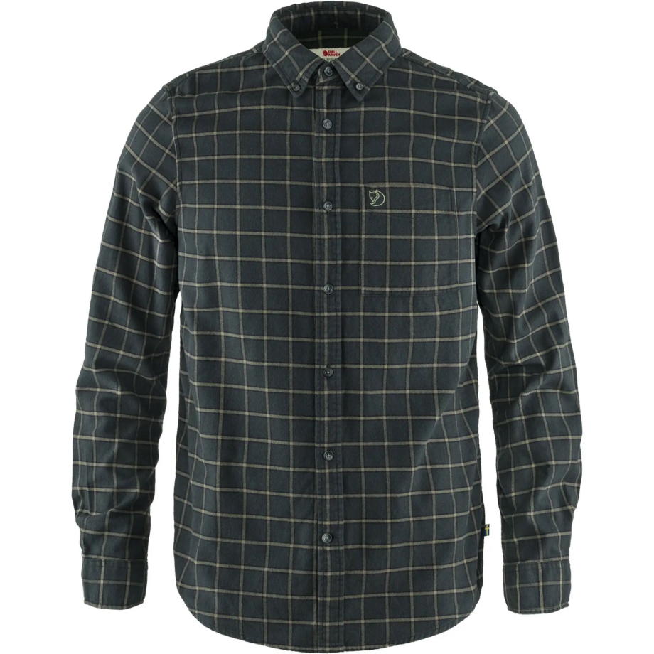 Dark Grey Fjällräven Canada Övik Flannel Shirt M