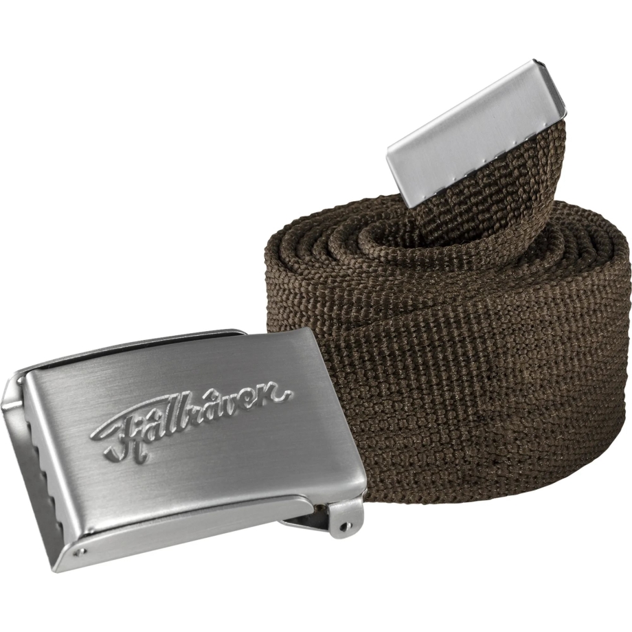 Dark Olive Fjällräven Canada Övik Webbing Belt