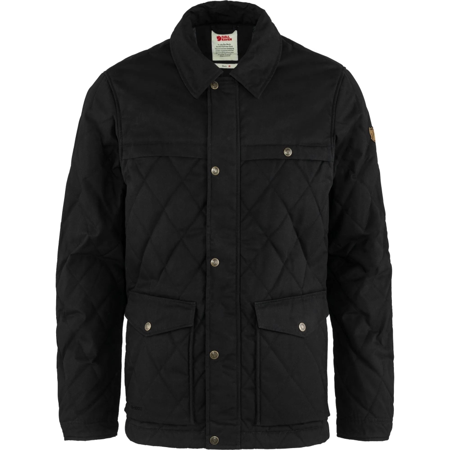 Övik Wool Padded Jacket M Fashion Fjällräven Canada Black