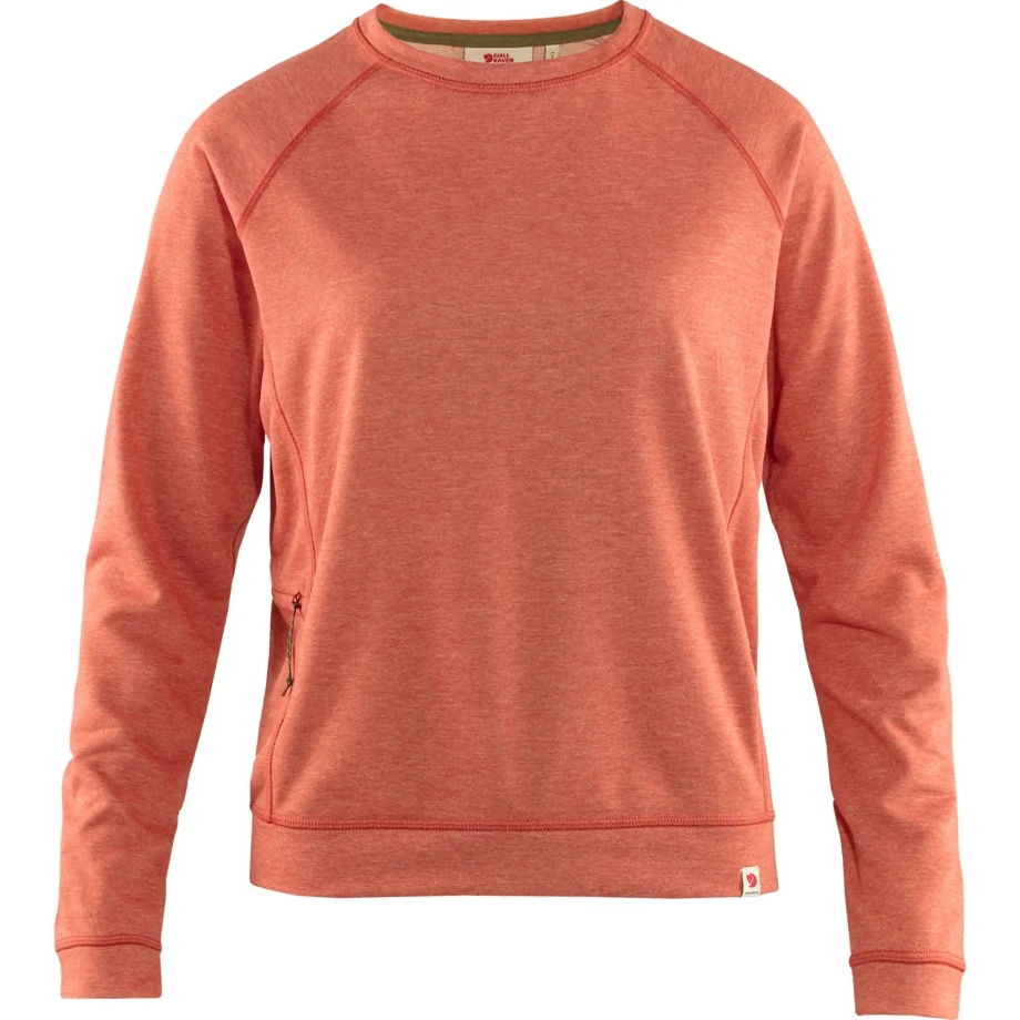 High Coast Lite Sweater W Fjällräven Canada Rowan Red