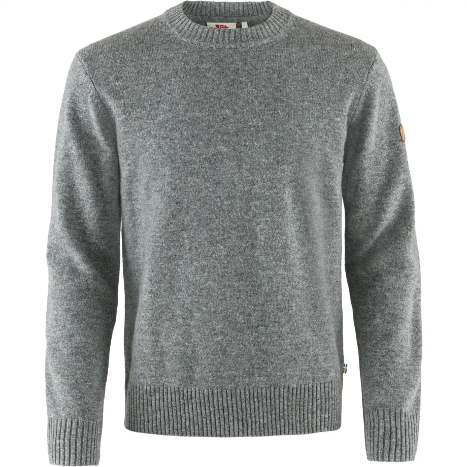 Grey Fjällräven Canada Övik Round-Neck Sweater M