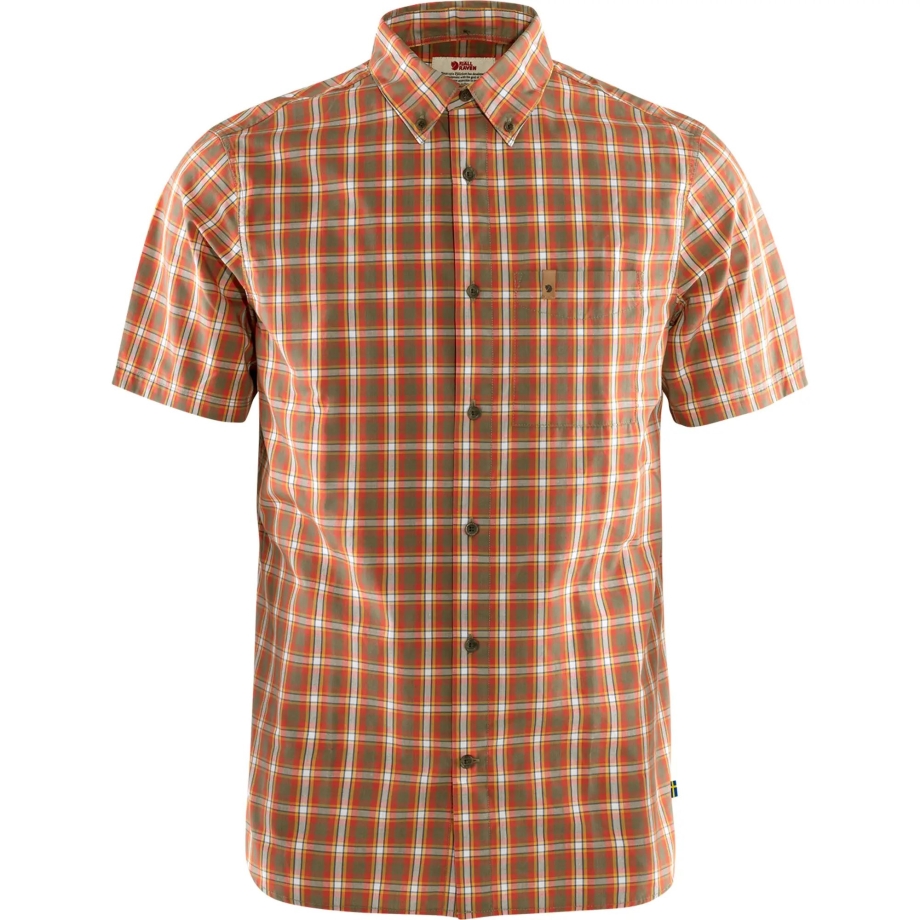 Light Olive Fjällräven Canada Övik Shirt Ss M