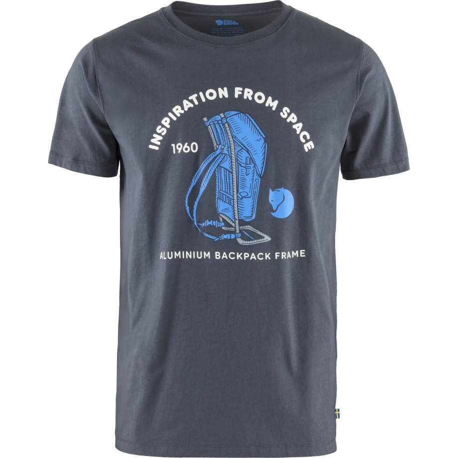 Space T-Shirt Print M Fjällräven Canada Navy
