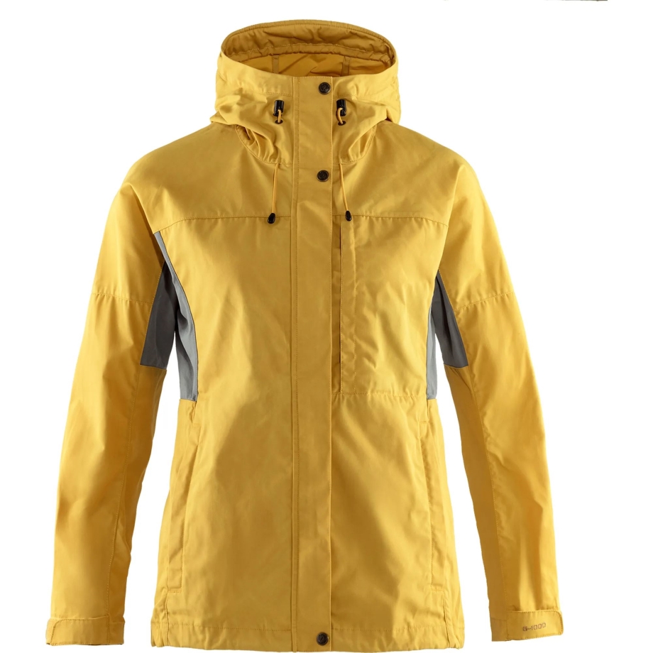 Kaipak Jacket W Fjällräven Canada Ochre-Super Grey