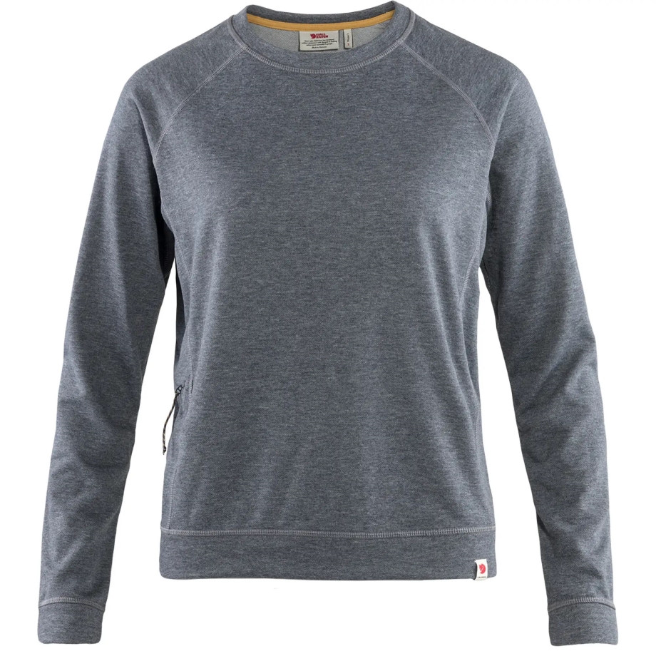 Navy Fjällräven Canada High Coast Lite Sweater W