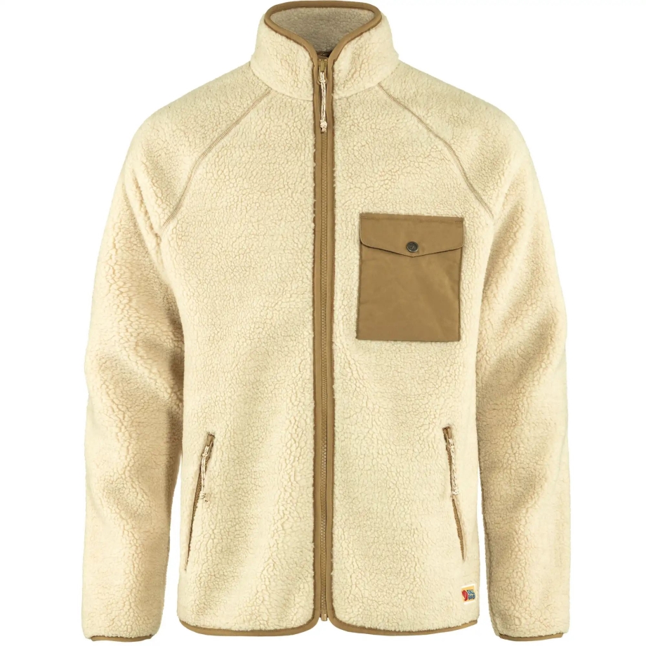 Vardag Pile Fleece M Chalk White Fjällräven Canada