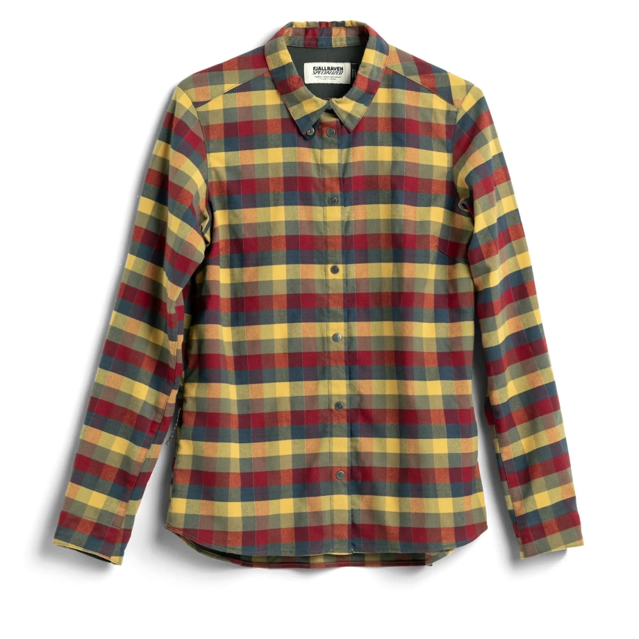 Flag Check Fjällräven Canada S/F Rider'S Flannel Shirt Ls W