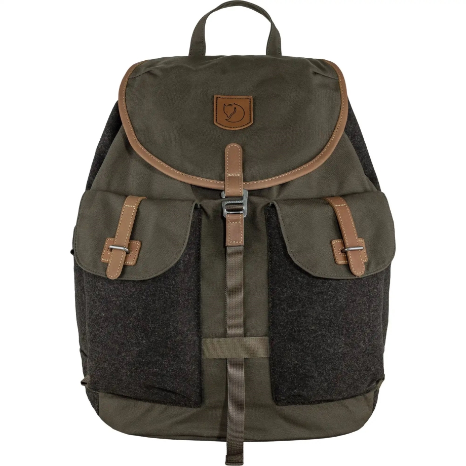 Dark Olive-Brown Fjällräven Canada Värmland Rucksack