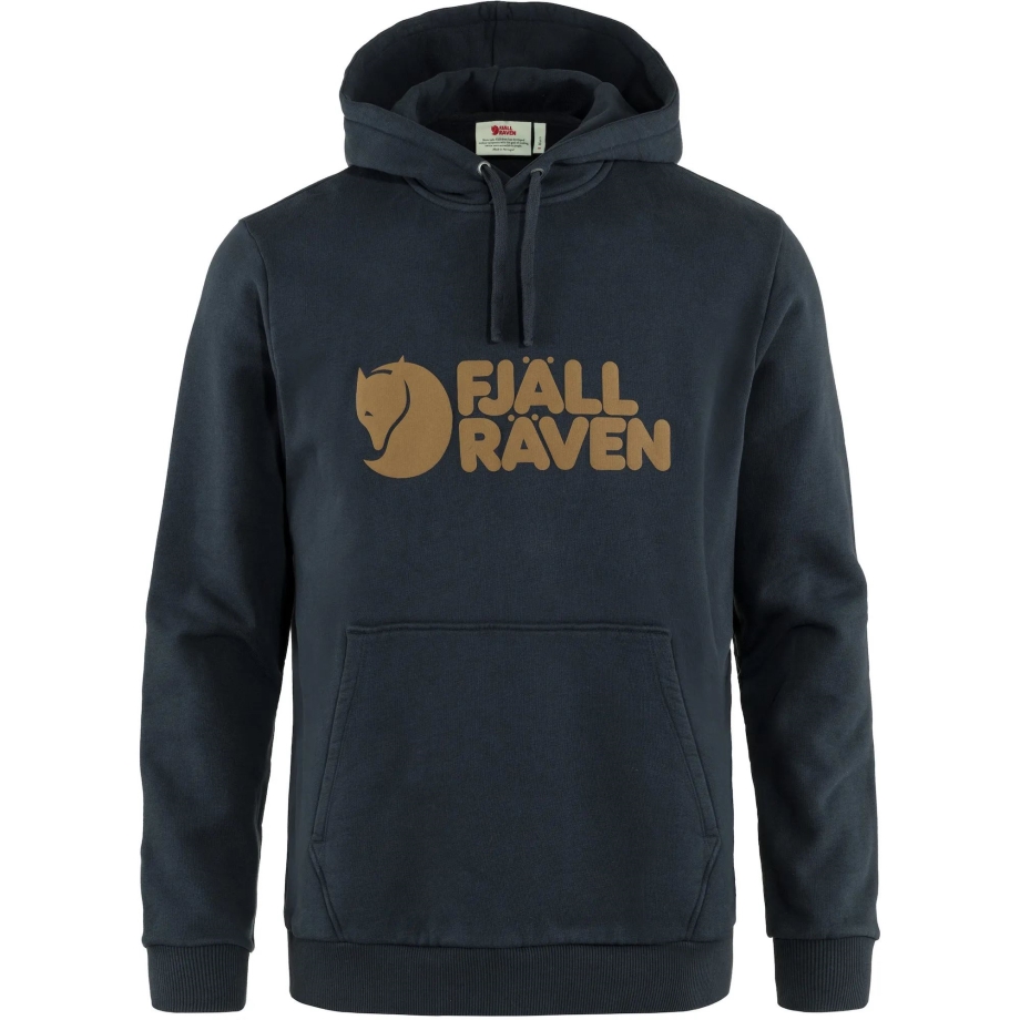 Dark Navy Fjällräven Canada Logo Hoodie M