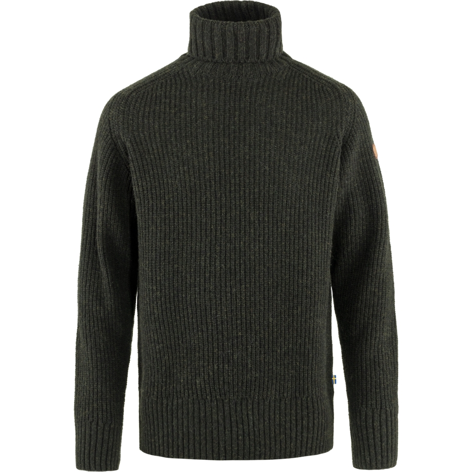 Fjällräven Canada Övik Roller Neck Sweater M Dark Olive