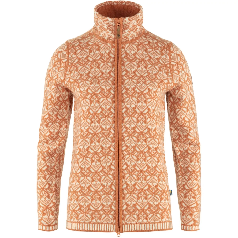 Snow Cardigan W Fjällräven Canada Desert Brown
