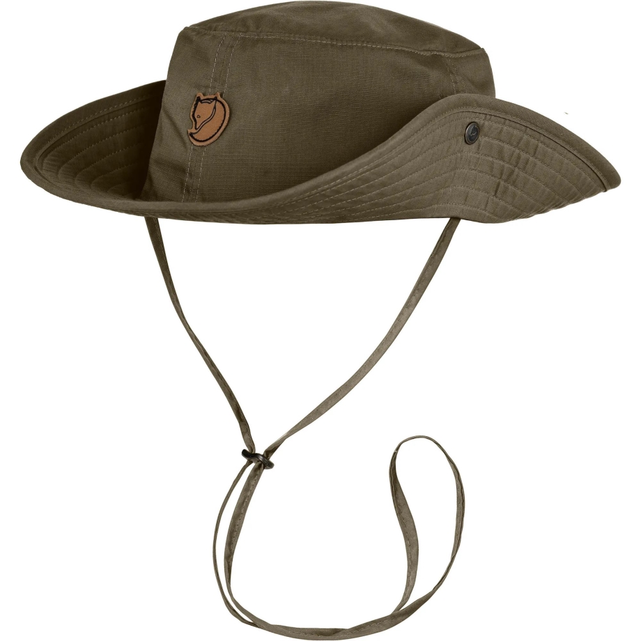 Dark Olive Fjällräven Canada Abisko Summer Hat
