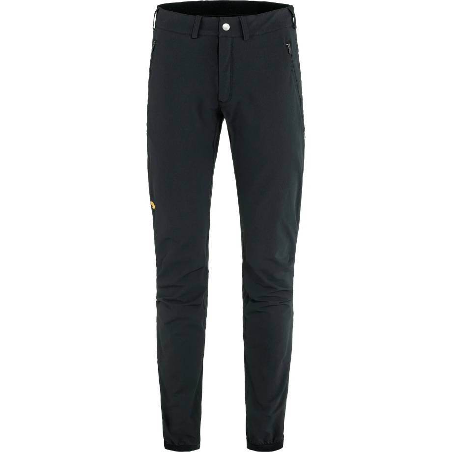 Black Fjällräven Canada Bergtagen Stretch Trousers M