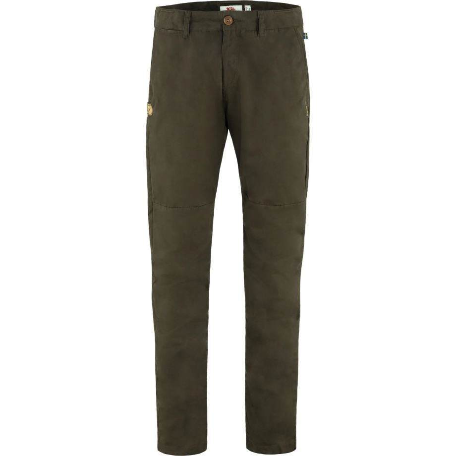 Srmland Tapered Trousers M Long Fashion Fjällräven Canada Dark Olive