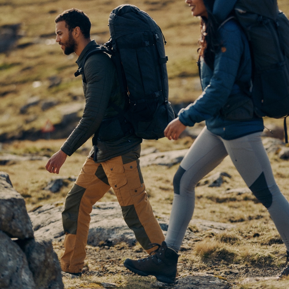 Dark Navy-Black Fjällräven Canada Vidda Pro Trousers M Reg
