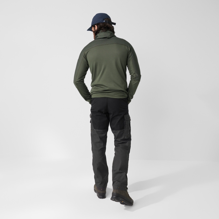 Dark Navy-Black Fjällräven Canada Vidda Pro Trousers M Reg