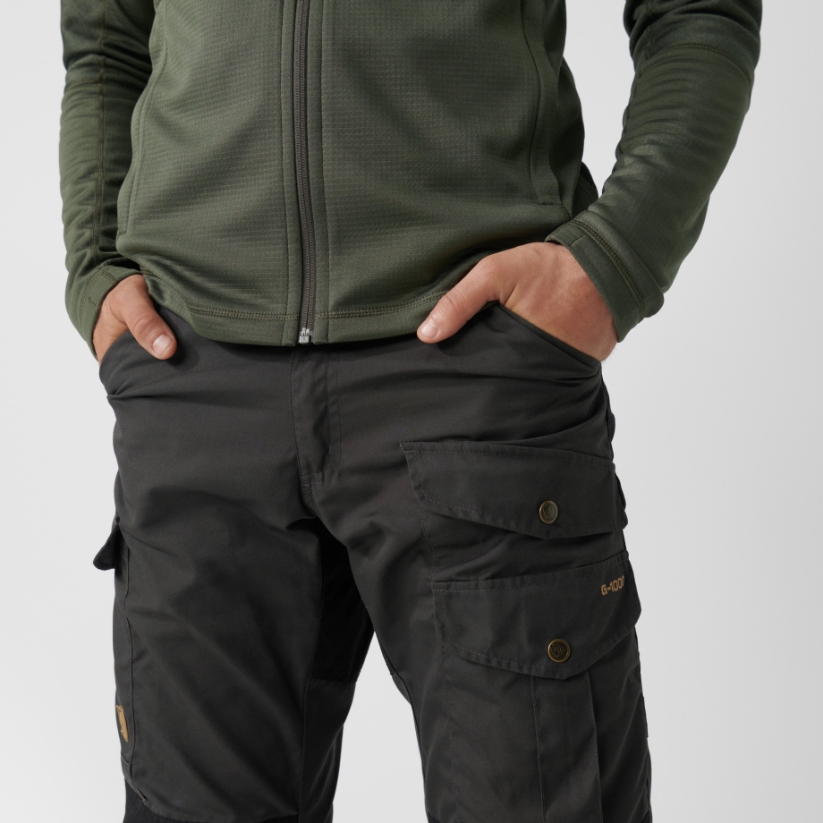 Dark Navy-Black Fjällräven Canada Vidda Pro Trousers M Reg