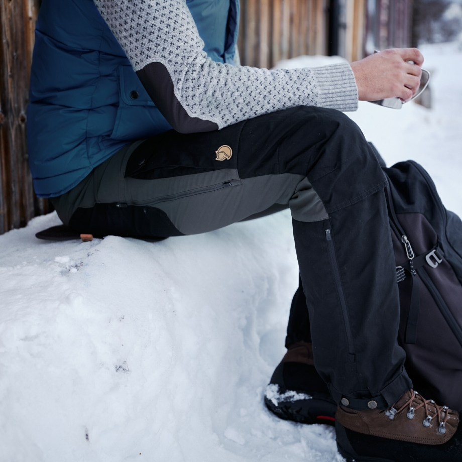 Fjällräven Canada Dark Navy-Uncle Blue Keb Trousers M Reg