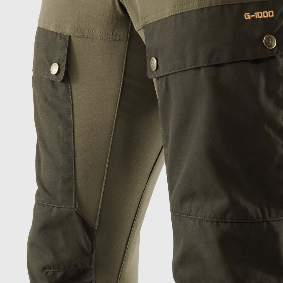 Deep Forest-Laurel Green Fashion Fjällräven Canada Keb Trousers M Reg